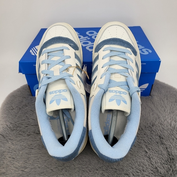 New Adidas Rivalry Low 86 'Off White Clear Sky Pony-Hair' Men's Shoes Size 11 - Picture 5 of 8